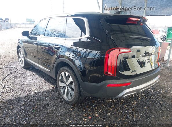 5XYP64HC4NG296371 2022 KIA TELLURIDE Black Tył lewy