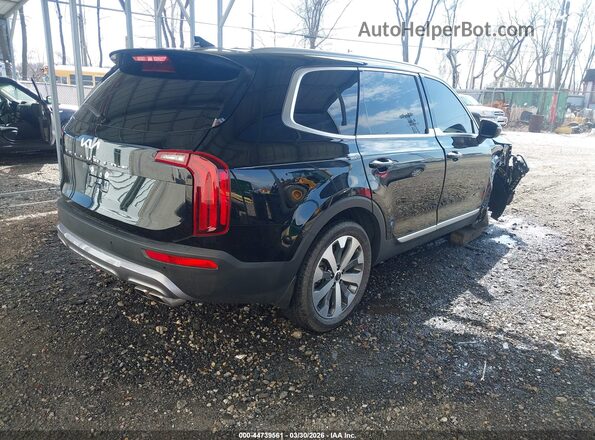 5XYP64HC4NG296371 2022 KIA TELLURIDE Black Tył prawy
