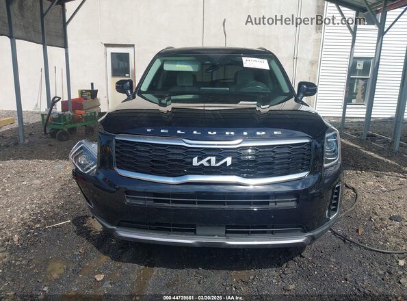 5XYP64HC4NG296371 2022 KIA TELLURIDE Black Widok wnętrza z tyłu