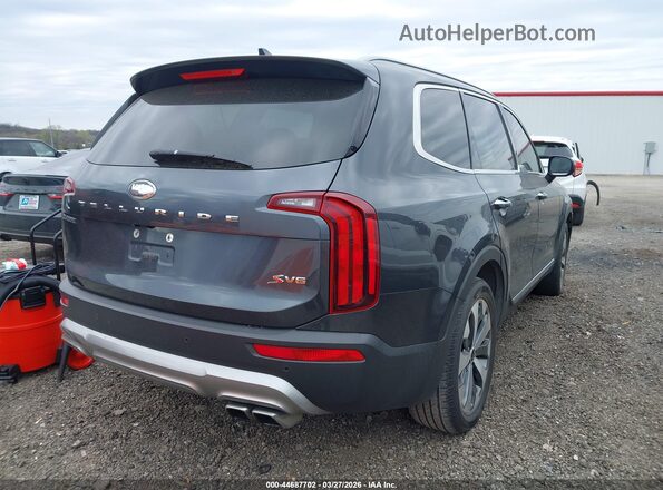 5XYP64HC5LG004966 2020 KIA TELLURIDE Blue Tył prawy
