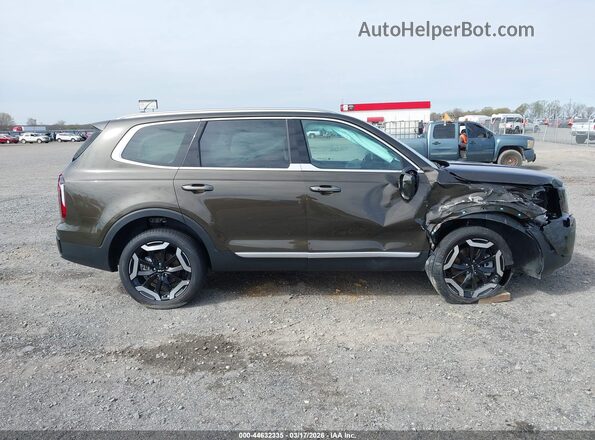 5XYP6DGC2SG710678 2025 KIA TELLURIDE Green Vista interior trasera