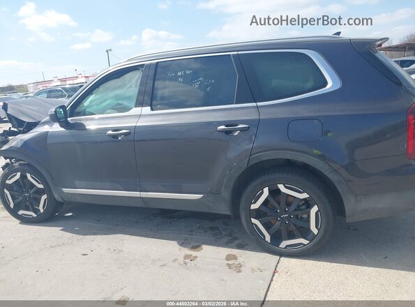 5XYP6DGC9SG682250 2025 KIA TELLURIDE Gray Rear interior view