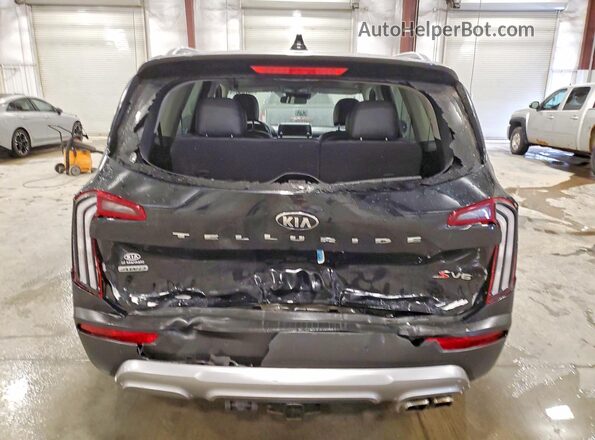 5XYP6DHC1MG175523 2021 KIA TELLURIDE Black Rear view