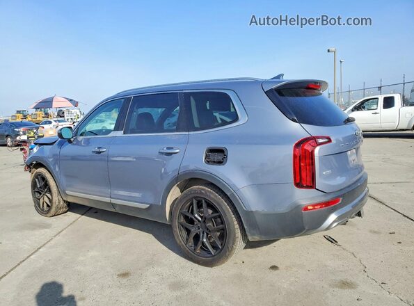 5XYP6DHC2MG175790 2021 KIA TELLURIDE Серый Задняя левая четверть