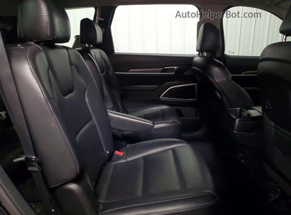 5XYP6DHC5MG147160 2021 KIA TELLURIDE Black უკანა სალონის ხედი