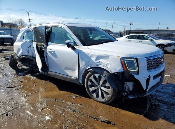 5XYP6DHC5MG150141 2021 KIA TELLURIDE White Front right