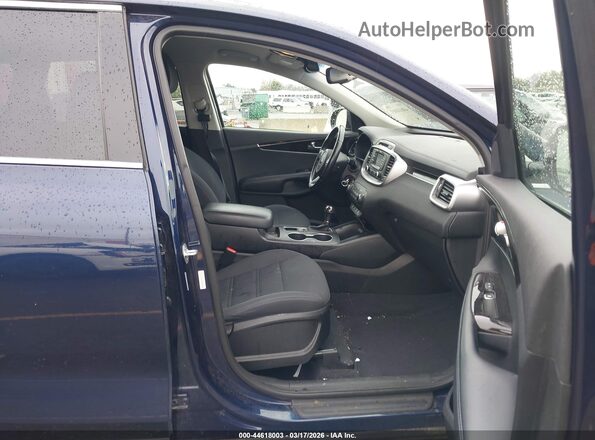 5XYPG4A32GG120526 2016 KIA SORENTO Blue Widok wnętrza z przodu