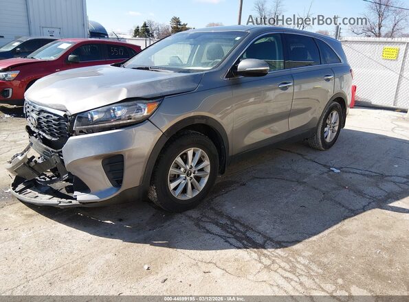 5XYPG4A35KG451920 2019 KIA SORENTO Gray 