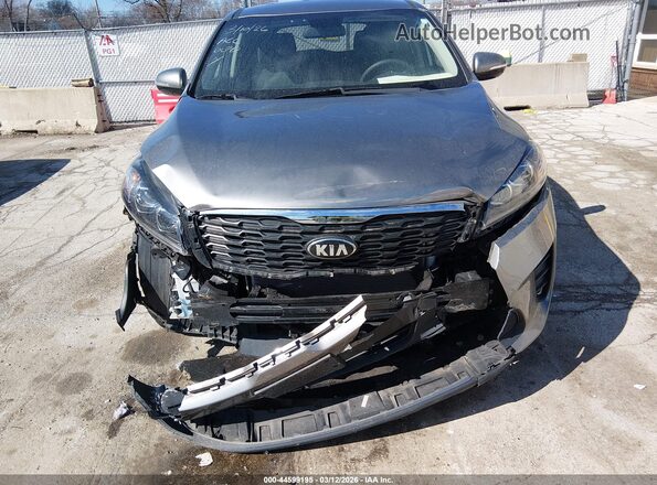 5XYPG4A35KG451920 2019 KIA SORENTO Gray 