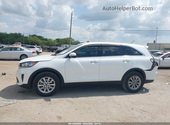 5XYPG4A39KG448096 2019 KIA SORENTO White 