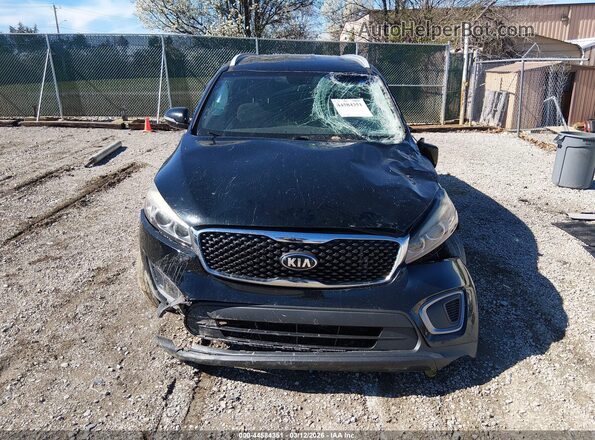 5XYPGDA30GG087526 2016 KIA SORENTO Black Вид задньої частини салону