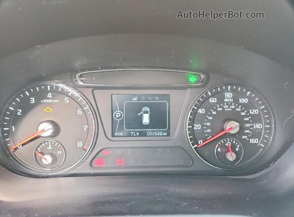 5XYPGDA30GG140533 2016 KIA SORENTO Белый Вид щитка приборов