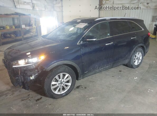 5XYPGDA33LG671879 2020 KIA SORENTO Blue Vista tres cuartos delantera izquierda
