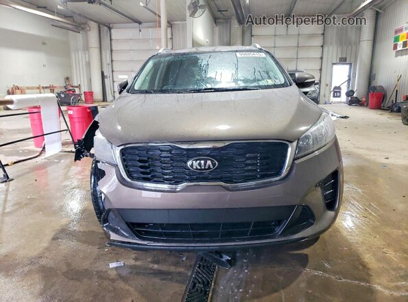 5XYPGDA35KG574424 2019 KIA SORENTO Желто-коричневый 
