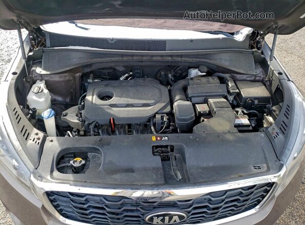 5XYPGDA38KG545337 2019 KIA SORENTO Желто-коричневый 