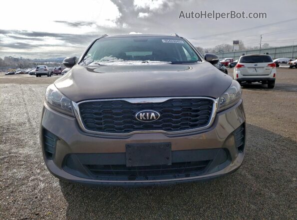 5XYPGDA38KG545337 2019 KIA SORENTO Желто-коричневый 
