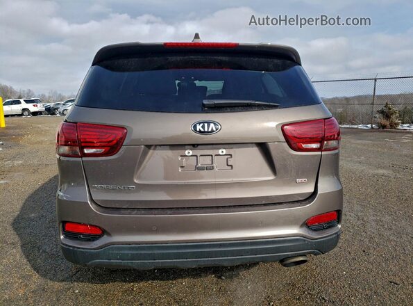 5XYPGDA38KG545337 2019 KIA SORENTO Желто-коричневый 