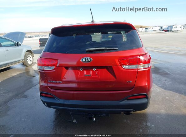 5XYPGDA5XJG350761 2018 KIA SORENTO Red 