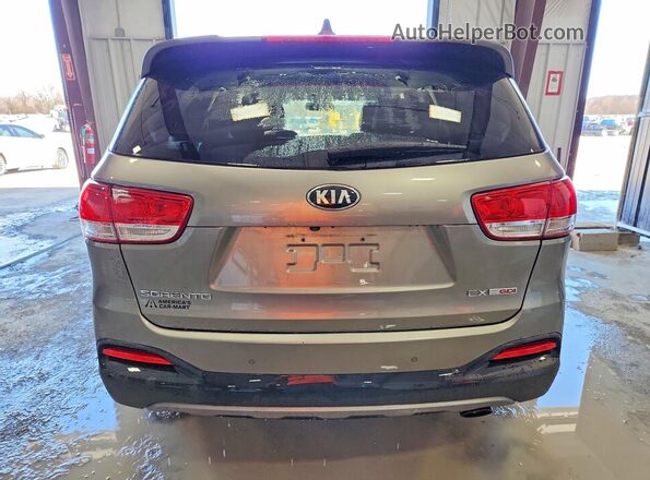 5XYPH4A1XGG034473 2016 KIA SORENTO Gray Vista trasera