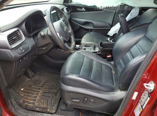 5XYPH4A50KG568397 2019 KIA SORENTO Burgundy 