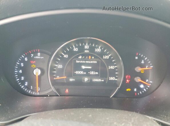 5XYPH4A52GG043932 2016 KIA SORENTO Gray Vista del cuadro de instrumentos
