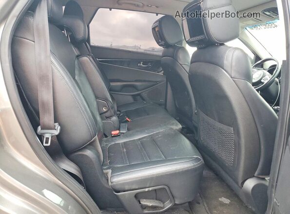 5XYPH4A52GG043932 2016 KIA SORENTO Gray Vista interior trasera