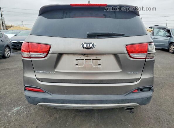 5XYPH4A52GG043932 2016 KIA SORENTO Gray Vista trasera