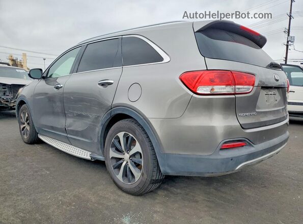 5XYPH4A52GG043932 2016 KIA SORENTO Gray Trasero izquierdo