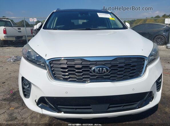 5XYPH4A57KG474307 2019 KIA SORENTO White Դիմացի տեսք