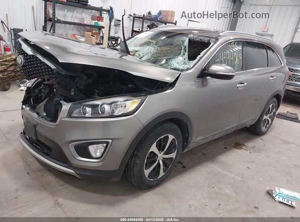 5XYPHDA11GG029422 2016 KIA SORENTO Gray Przód lewy