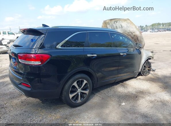 5XYPHDA56GG159134 2016 KIA SORENTO Черный Задняя правая четверть