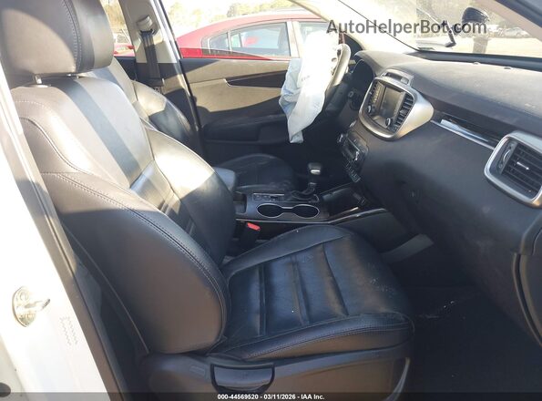 5XYPHDA58KG601131 2019 KIA SORENTO White Widok wnętrza z przodu