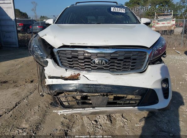 5XYPHDA58KG601131 2019 KIA SORENTO White Widok z przodu