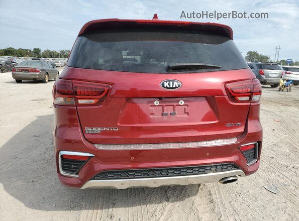 5XYPK4A53KG471972 2019 KIA SORENTO Бордовый 