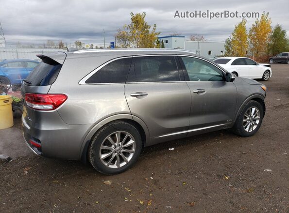 5XYPKDA51JG375174 2018 KIA SORENTO Gray 