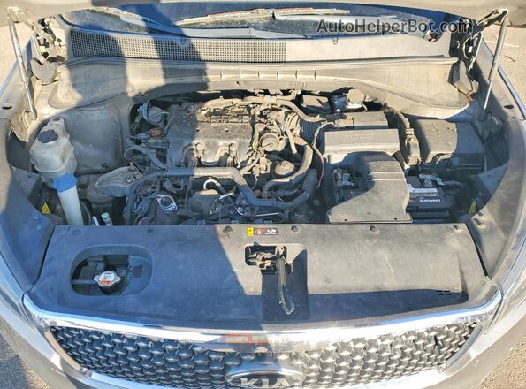 5XYPKDA58HG238677 2017 KIA SORENTO Gray 