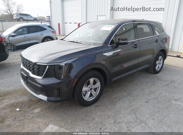 5XYRG4JC5TG436683 2026 KIA SORENTO Black Առջևի ձախ երեք քառորդ տեսարան