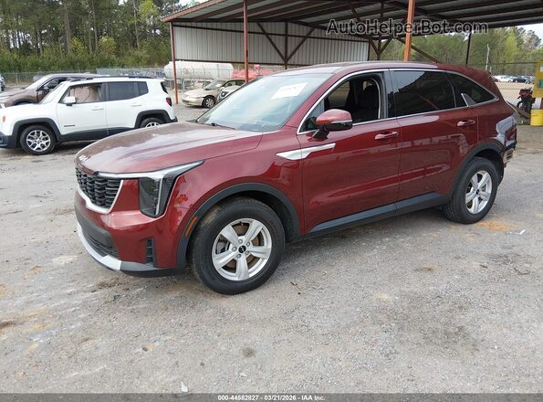 5XYRG4JC6RG257299 2024 KIA SORENTO Red წინა მარცხენა ხედი სამი მეოთხედიდან