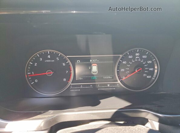 5XYRG4LC6MG040373 2021 KIA SORENTO White Instrument cluster view