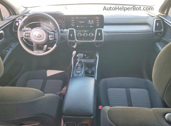 5XYRG4LC6MG040373 2021 KIA SORENTO White Dashboard view