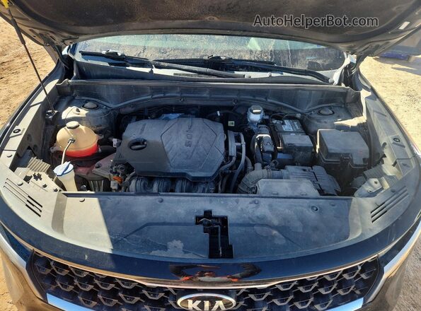 5XYRG4LC7MG047204 2021 KIA SORENTO Черный Вид подкапотного пространства