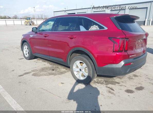 5XYRG4LC7PG209806 2023 KIA SORENTO Red Задня ліва чверть