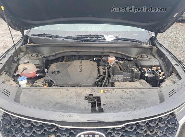5XYRG4LC8MG043095 2021 KIA SORENTO Black Вид підкапотного простору