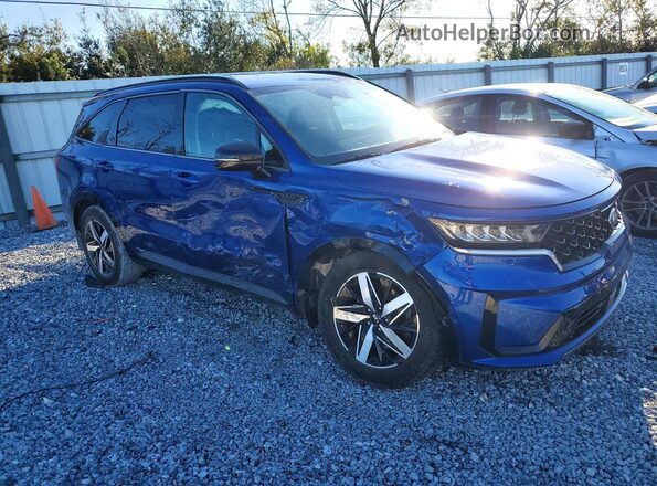 5XYRH4LF0MG060206 2021 KIA SORENTO Blue 