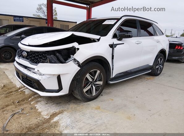 5XYRH4LF2MG035095 2021 KIA SORENTO Белый Передняя левая четверть