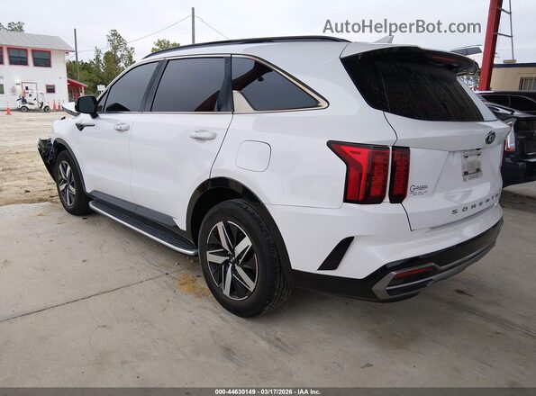 5XYRH4LF2MG035095 2021 KIA SORENTO Белый Задняя левая четверть