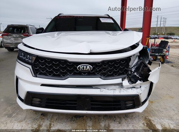 5XYRH4LF2MG035095 2021 KIA SORENTO Белый Вид щитка приборов