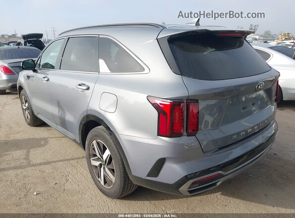 5XYRH4LF4MG033378 2021 KIA SORENTO Серый Задняя левая четверть
