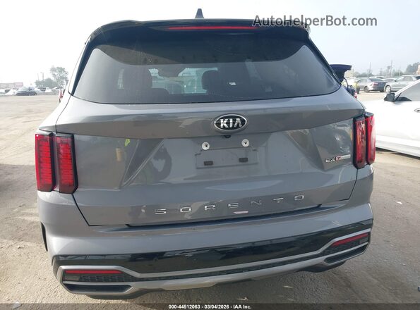 5XYRH4LF4MG033378 2021 KIA SORENTO Серый 