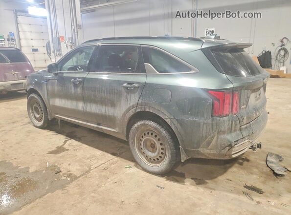 5XYRHDLF0MG067897 2021 KIA SORENTO Green Rear left